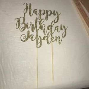 Custom cake topper
